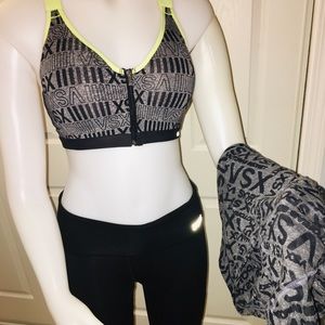 VSX Workout top and bra Barely worn conditions